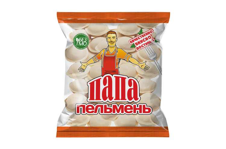 Пельмени "Папа Пельмень" смешанные 0,2кг(1/36)