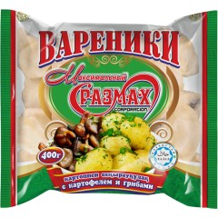 Вареники с картофелем и грибами 0,4кг (1/20) Вареники с картофелем и грибами 0,4кг (1/20)