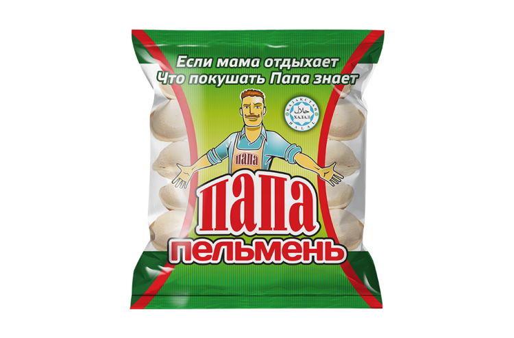 Пельмени "Папа Пельмень" Халал 0,4кг(1/20)