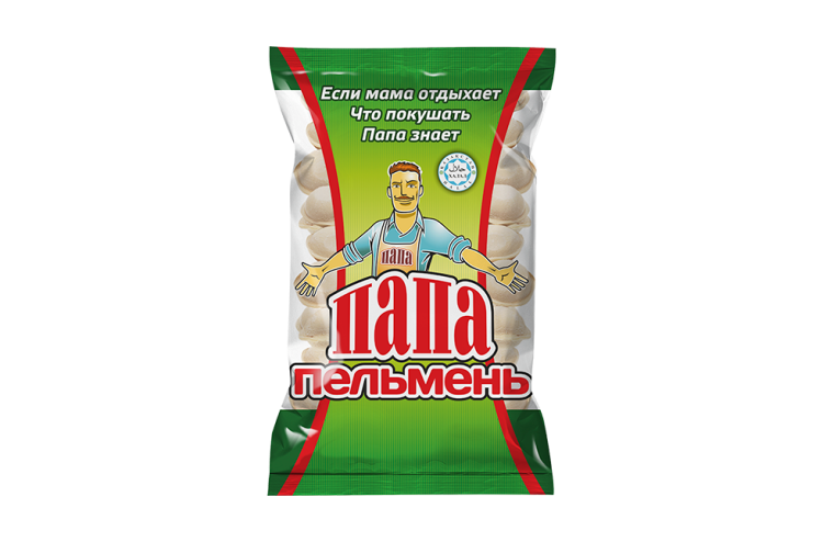 Пельмени "Папа Пельмень" Халал 1кг(1/11)