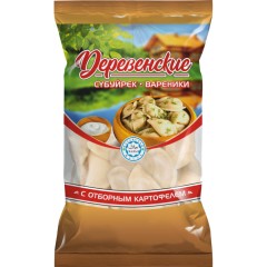 Вареники с картофелем Деревенские 0,9кг С-ПВ(1/11) Вареники с картофелем Деревенские 0,9кг С-ПВ(1/11)